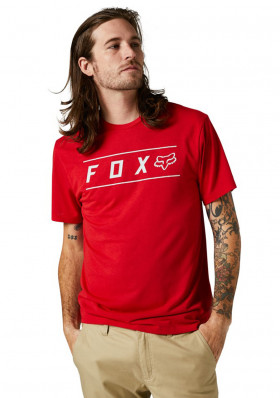 Pánske tričko Fox Pinnacle Ss Tech Tee Flame Red